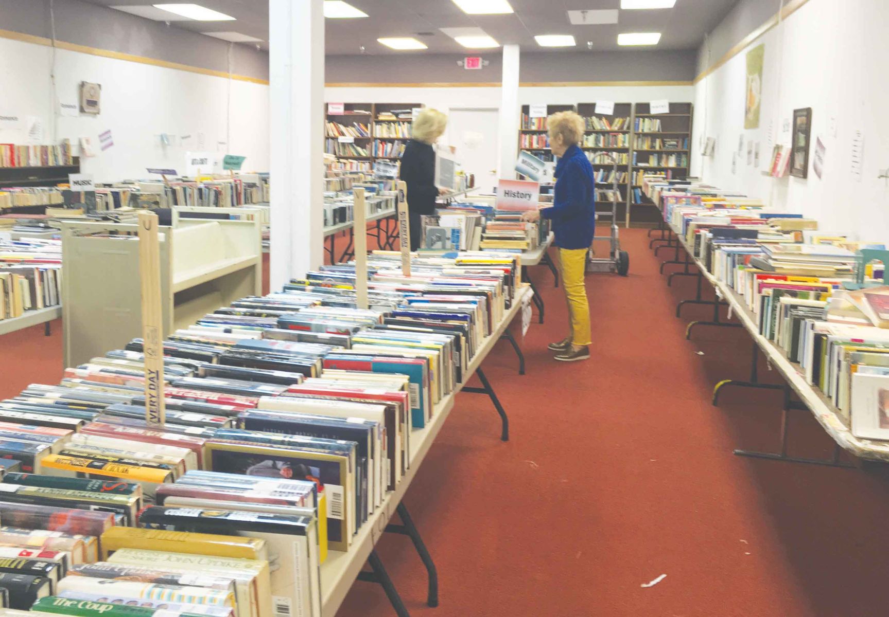 Friends book sale
